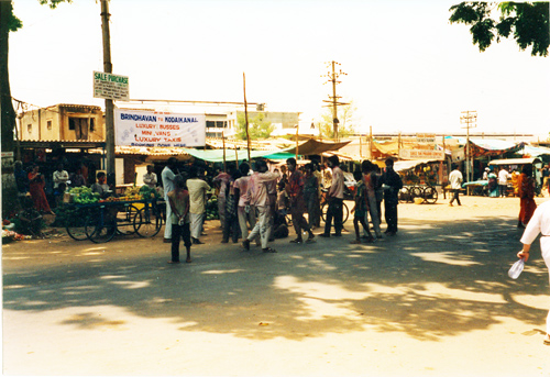 Brindavan ashram- Whitefield street scene