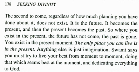 Scan from 'Seeking Divinity' by John Hislop
