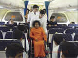 Sai Baba jumbo jet hired for holiday trip