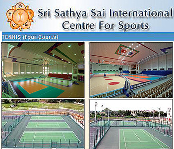 Sathya Sai Sportys Stadium, Puttaparthi - posted by Robert Priddy